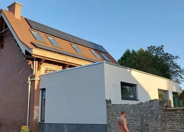 Chalet Charming In Roisin, 400 M² With Terrace Meaurain